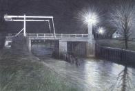 Friedrichsschleuse – Winternacht