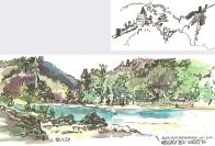 Bacharach Inselsketchwalk