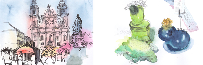 Sketching – Linie und Fläche Sketching – Linie und Fläche