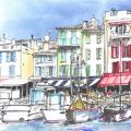 Urlaubserinnerungen – Sketching nach Fotos